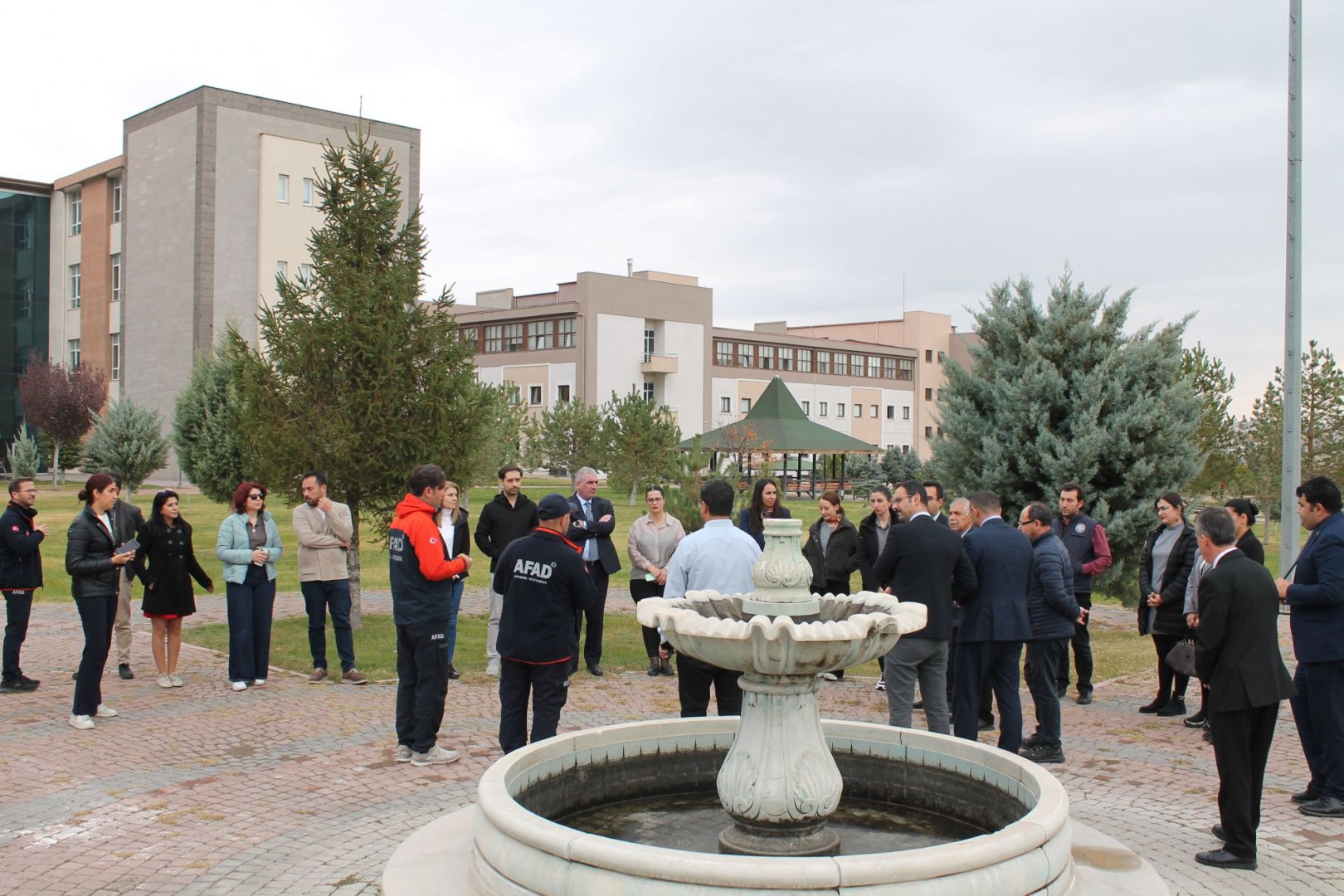 Üniversitemizde Deprem ve Yangın Tahliye Tatbikatı